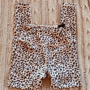 Calia 7/8 leggings leopard print NWT XS